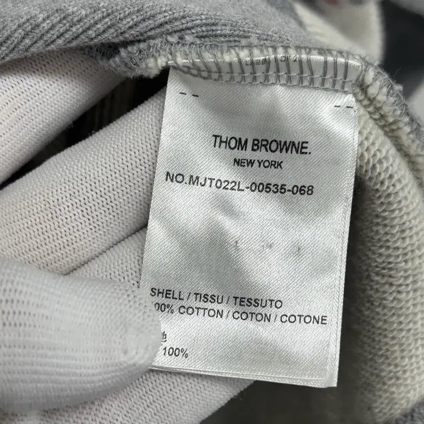 [BUNJANG] Thom Browne Armband Hooded Zip-up / [6]톰브라운 사선완장 후드집업