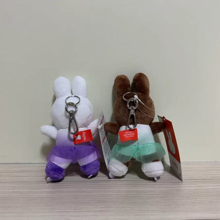 [BUNJANG] Miffy Figure Skating Doll Keyring Bundle Set / [일괄] 미피 피겨 스케이팅 인형 키링 세트