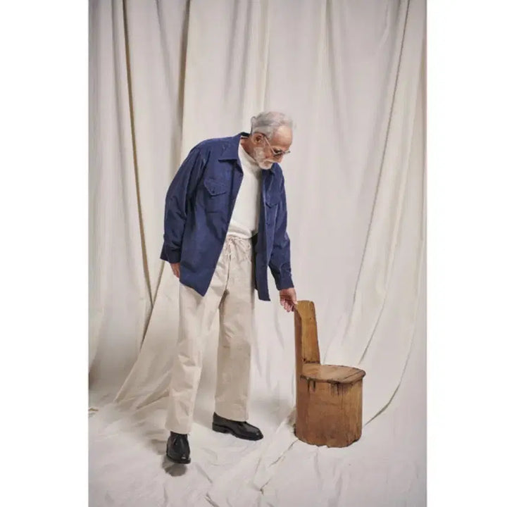 [BUNJANG] Old Joe Swallow Collar Sports Shirt / 올드조 22FW 스왈로우 칼라 스포츠 셔츠 15.5사이즈