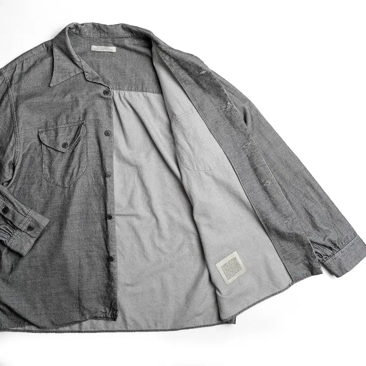 [BUNJANG] Old Joe Swallow Collar Sports Shirt / 올드조 22FW 스왈로우 칼라 스포츠 셔츠 15.5사이즈