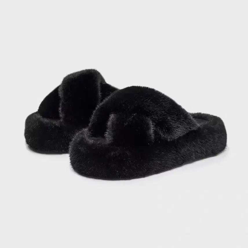 [BUNJANG] Slipper Black Indoor/Outdoor Use / 슬리퍼 블랙 / 250사이즈 / 실내 착용