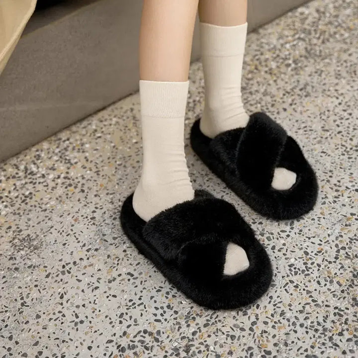 [BUNJANG] Slipper Black Indoor/Outdoor Use / 슬리퍼 블랙 / 250사이즈 / 실내 착용