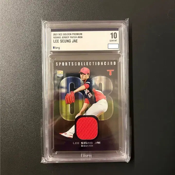 [BUNJANG] Lee Seungjae Rookie Golden Premium Jersey Patch (Game-Worn Uniform) BRG10 / 이승재 / [루키] 골든 프리미엄 저지 패치 (실착 유니폼) BRG10