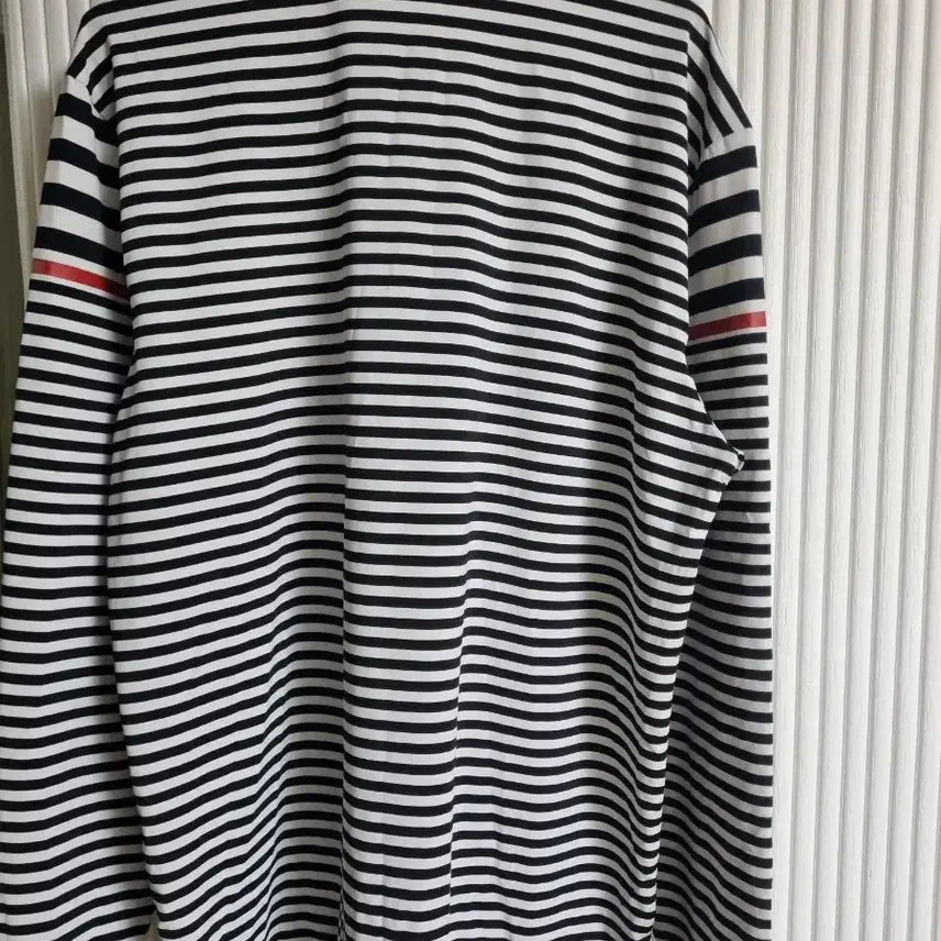 [BUNJANG] Louis Castel Golf Stripe Long Sleeve Polo Shirt (Size 105) / 루이까스텔 골프 스트라이프 긴팔 카라티 사이즈105