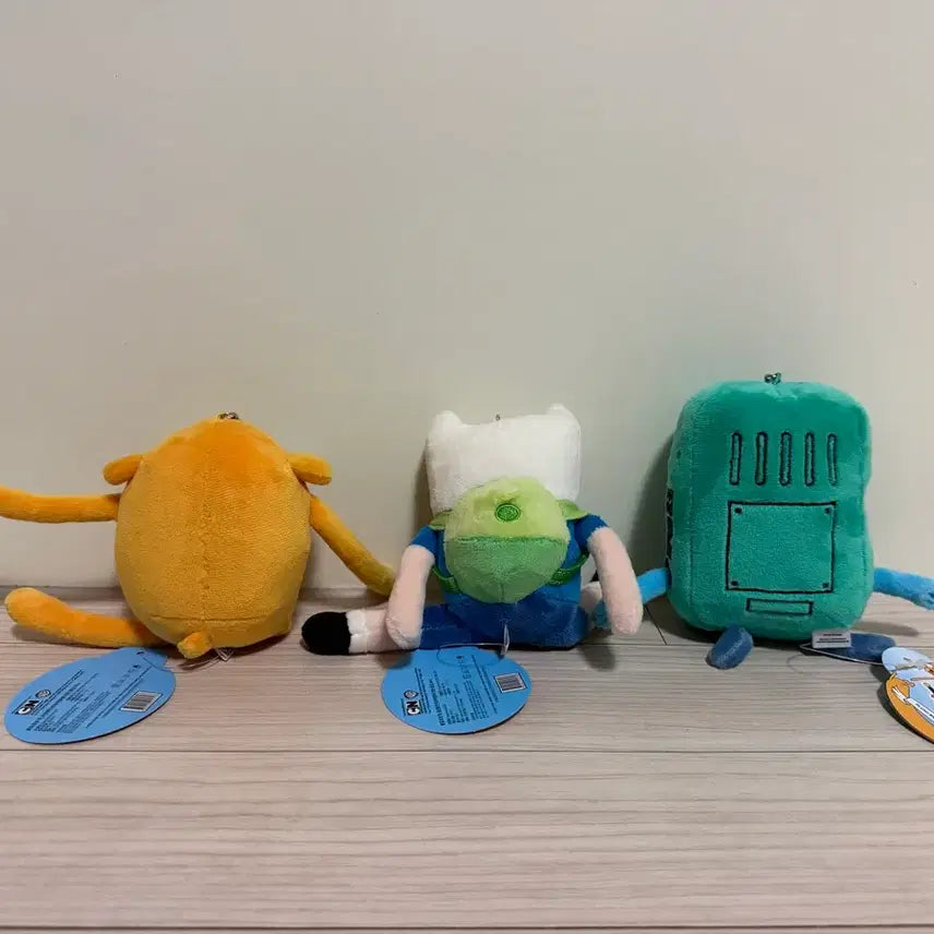 [BUNJANG] Adventure Time Finn Jake BMO Keyring Bundle Set / [일괄] 어드벤처타임 핀 제이크 비모 인형 키링 세트