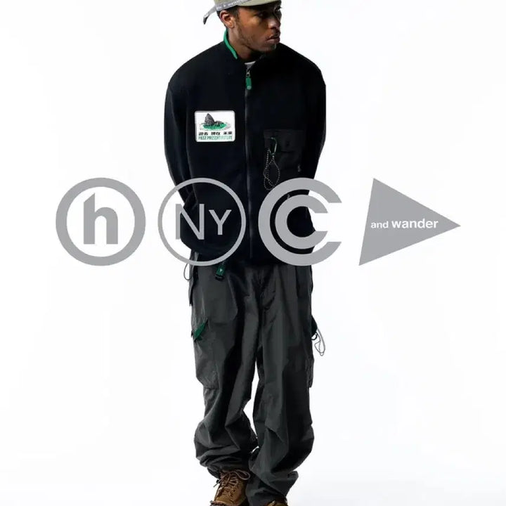[BUNJANG] And Wander x Hidden NY Oversized Cargo Pants / [2XL] 앤드원더 x 히든뉴욕 오버사이즈 카고팬츠