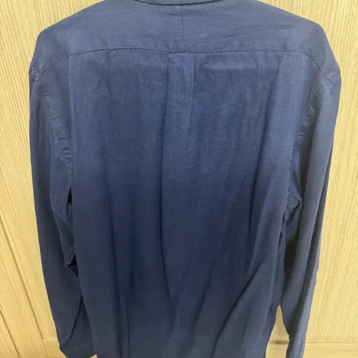 [BUNJANG] Polo Linen Shirt Dark Navy M / [새상픔]폴로 린넨셔츠/다크네이비+화이트포니 M