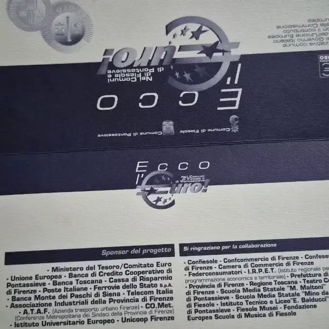 [BUNJANG] Italian Euro Trial Currency Set / 해외주화, 1997-98 이탈리아 유로 도입 시범 화폐 세트