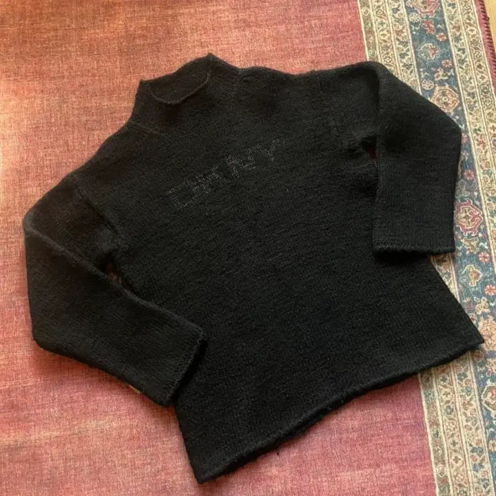 [BUNJANG] DKNY Black Wool Knit Top / [DKNY] 블랙 니트 탑 울100%