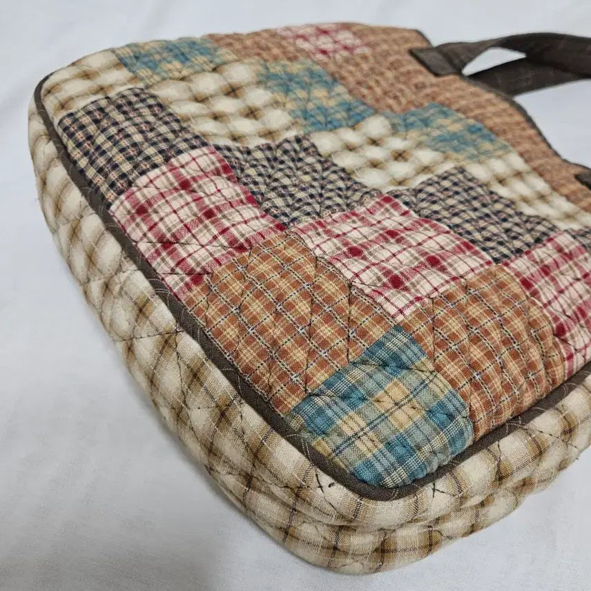 [BUNJANG] Quilted Heart Big Bag / 퀼트 하트 빅가방