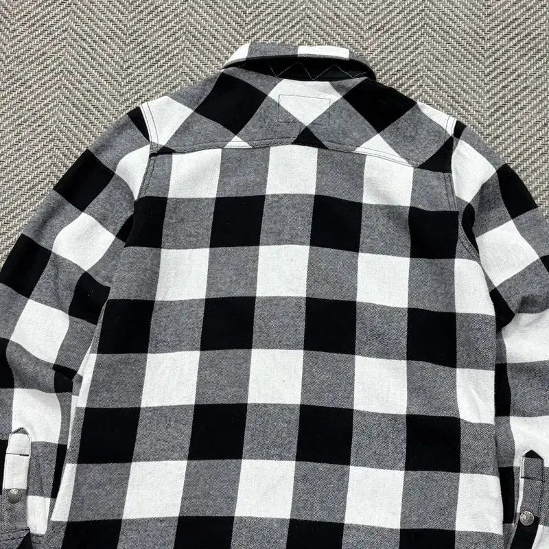 [BUNJANG] Orbis Check Shirt Jacket v2018 / 오르비스 체크 셔츠 자켓 v2018