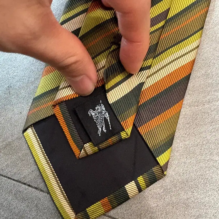 [BUNJANG] Burberry Black Label Necktie / 80년대 생산 버버리 블랙 라벨 넥타이