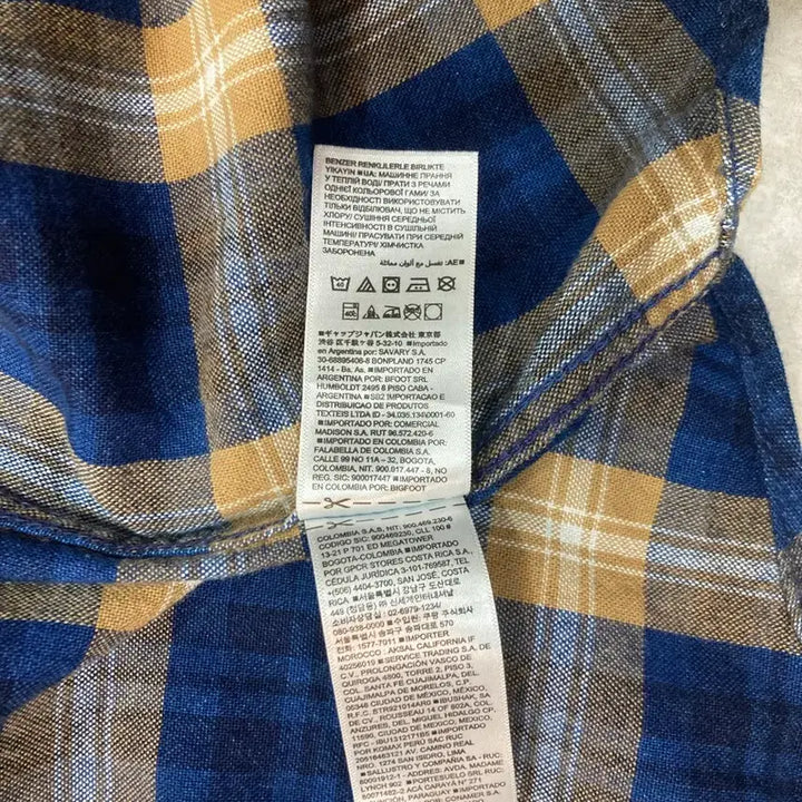 [BUNJANG] GAP Denim Check Shirt / GAP 갭 데님 체크셔츠