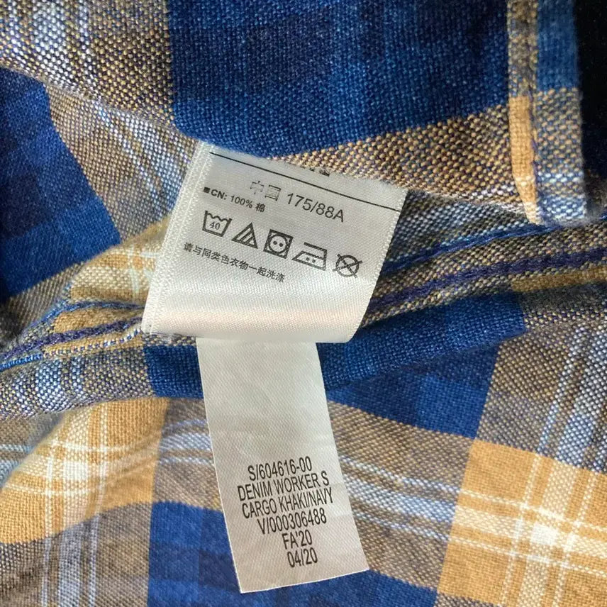 [BUNJANG] GAP Denim Check Shirt / GAP 갭 데님 체크셔츠