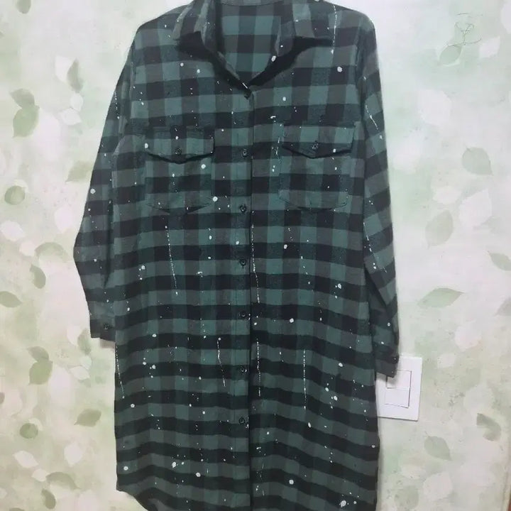 [BUNJANG] Checkered Long Shirt / 체크 롱셔츠