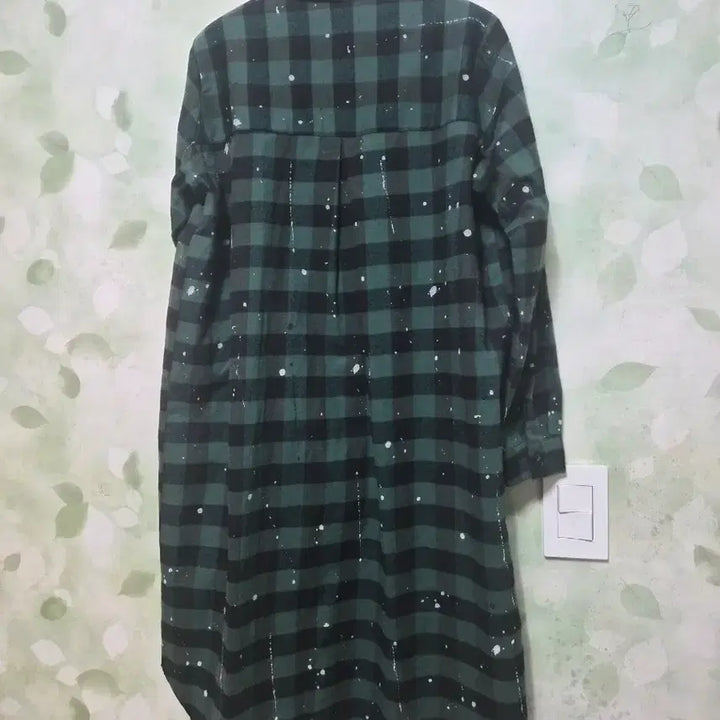 [BUNJANG] Checkered Long Shirt / 체크 롱셔츠