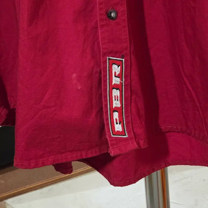 [BUNJANG] Wrangler PBR Embroidered Western Shirt / 랭글러 PBR 자수 웨스턴 셔츠