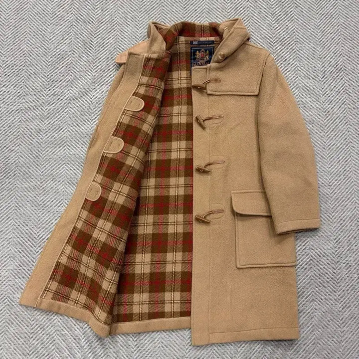 [BUNJANG] Gloverall Wool Blend Hooded Duffle Coat / 글로버올 울블렌드 후드 더플코트 v2004