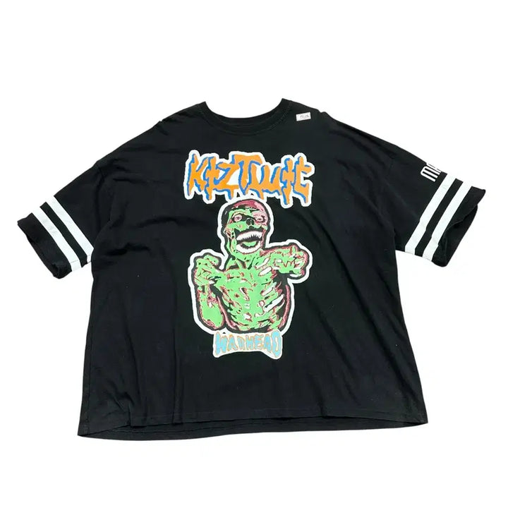 [BUNJANG] Vintage Zombie Street Short-Sleeve T-shirt / (바배) 빈티지 좀비 스트릿 반팔티