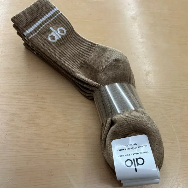 [BUNJANG] Allo Double Cushion Socks Brown / 새상품) 알로 중 양말 브라운