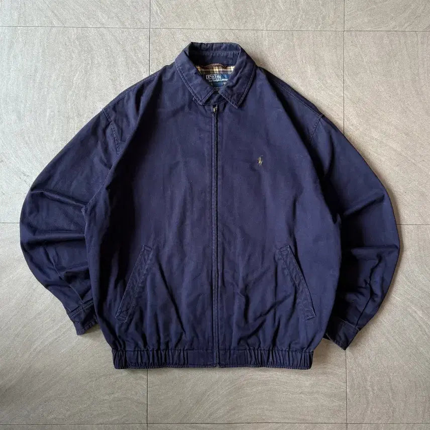 [BUNJANG] Polo Navy Swing Top Jacket / 폴로 정품 네이비 스윙톱 자켓