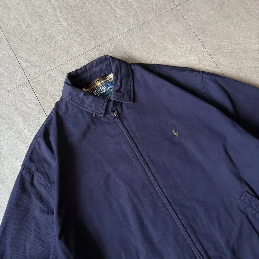 [BUNJANG] Polo Navy Swing Top Jacket / 폴로 정품 네이비 스윙톱 자켓