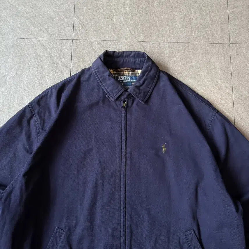 [BUNJANG] Polo Navy Swing Top Jacket / 폴로 정품 네이비 스윙톱 자켓