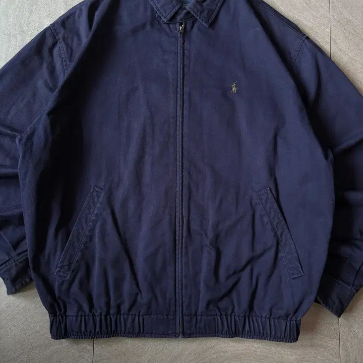 [BUNJANG] Polo Navy Swing Top Jacket / 폴로 정품 네이비 스윙톱 자켓