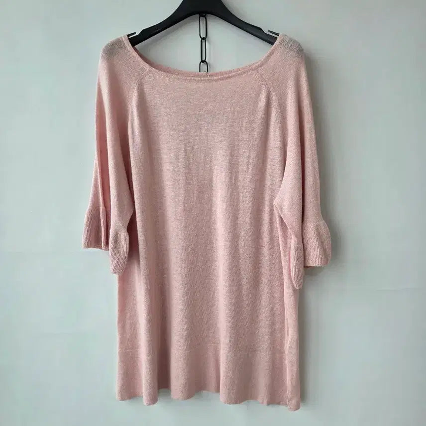 [SOLD OUT] 66-88)핑크 프릴 반팔니트/새제품