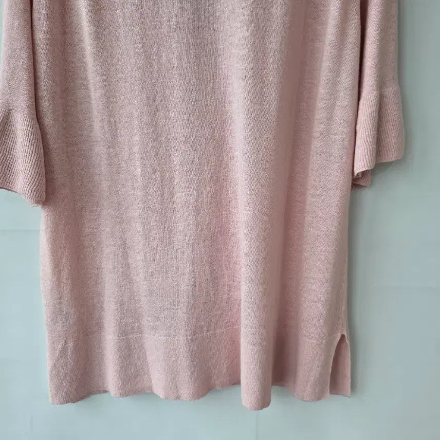 [SOLD OUT] 66-88)핑크 프릴 반팔니트/새제품