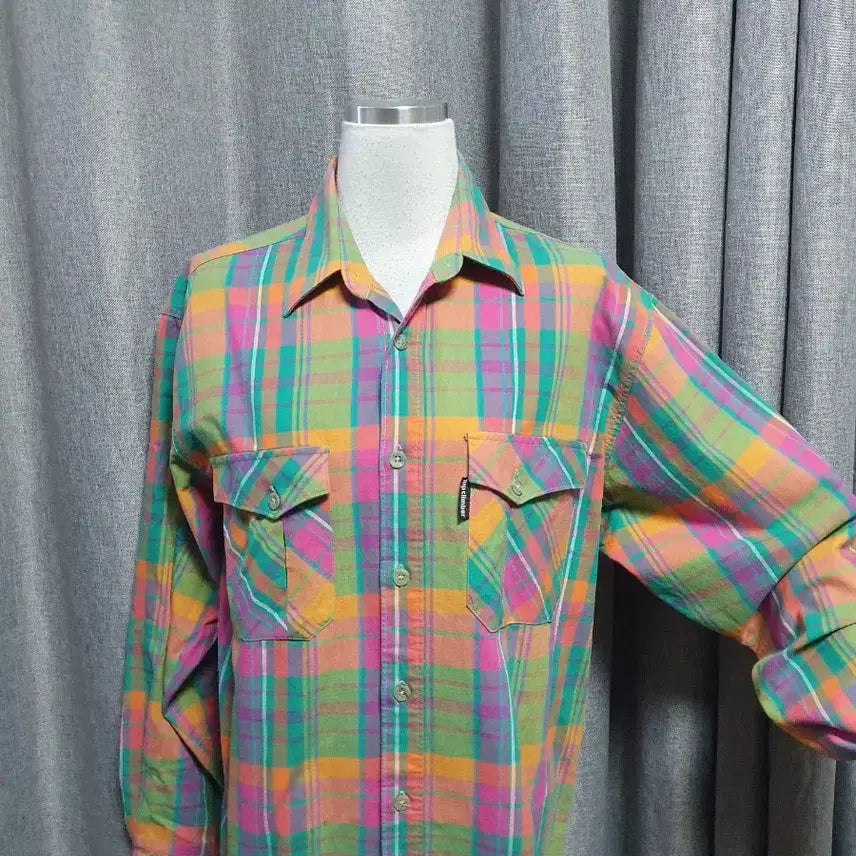 [BUNJANG] Vintage Check Overshirt / 빈티지체크 오버 남방