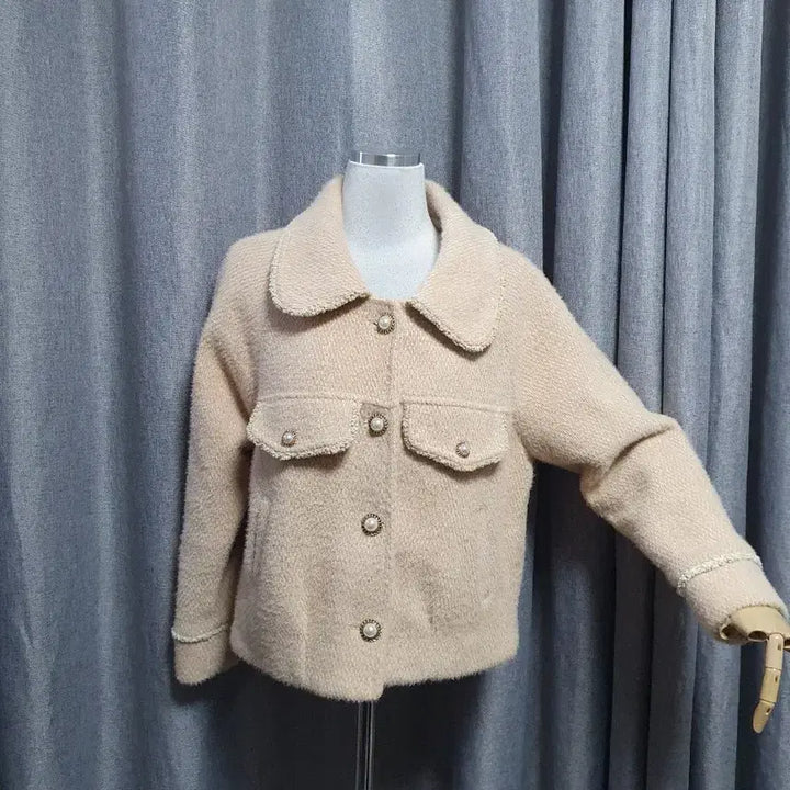 [BUNJANG] Pergam Beige Collar Jacket / 퍼감 베이지 카라자켓