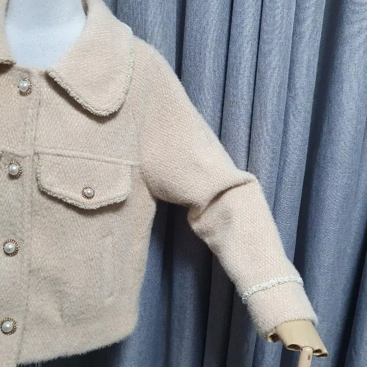 [BUNJANG] Pergam Beige Collar Jacket / 퍼감 베이지 카라자켓