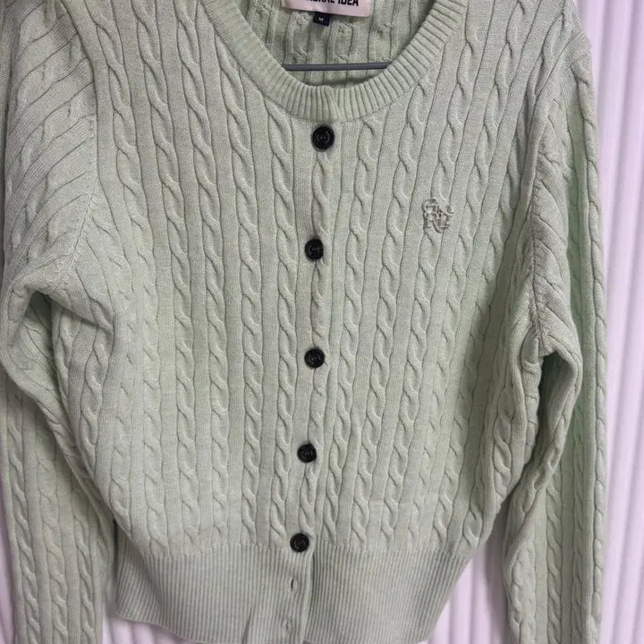 [SOLD OUT] 제너럴아이디어 에센셜 케이블 가디건 M