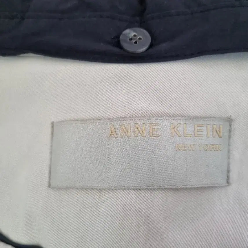 [BUNJANG] Anne Klein Oversized Color Block Long Coat - Ivory / 앤클라인 오버핏 간절기 코트  하객룩 출근룩22년