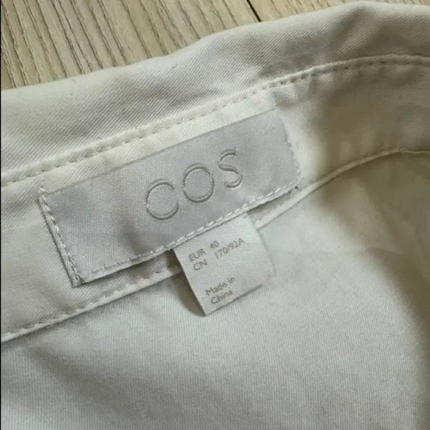 [BUNJANG] COS Drape Cotton Shirt Dress / (무료배송) COS 코스 드레이프 코튼 셔츠 원피스