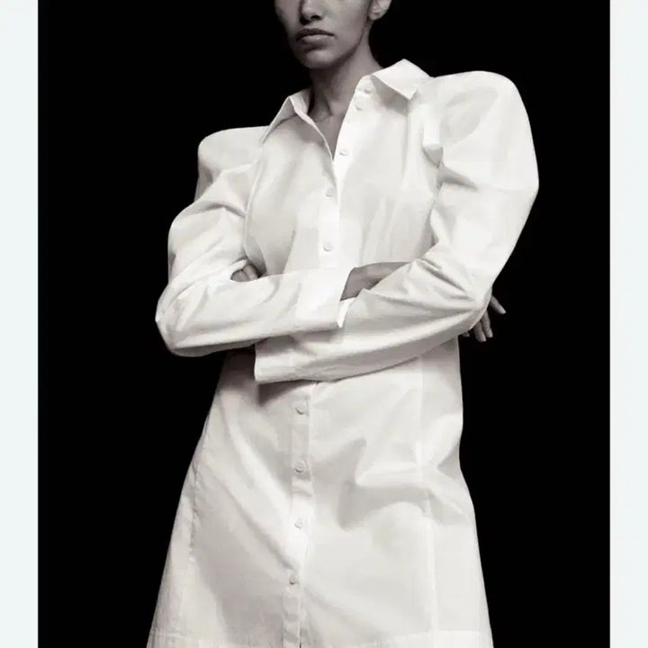 [BUNJANG] COS Drape Cotton Shirt Dress / (무료배송) COS 코스 드레이프 코튼 셔츠 원피스