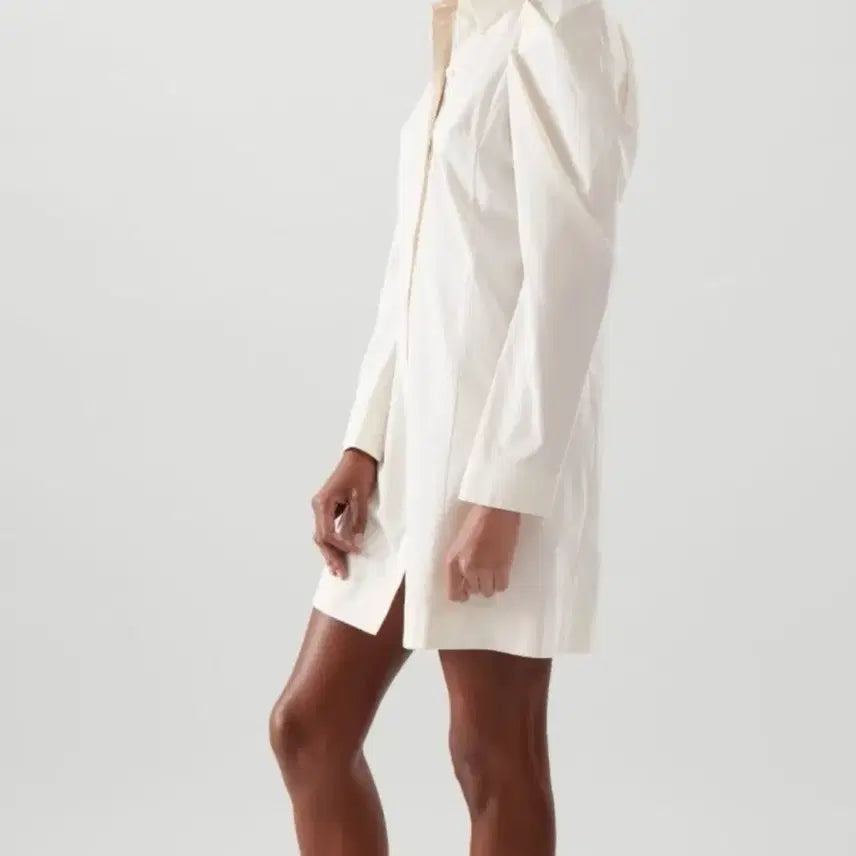 [BUNJANG] COS Drape Cotton Shirt Dress / (무료배송) COS 코스 드레이프 코튼 셔츠 원피스