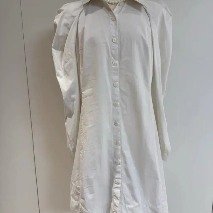 [BUNJANG] COS Drape Cotton Shirt Dress / (무료배송) COS 코스 드레이프 코튼 셔츠 원피스
