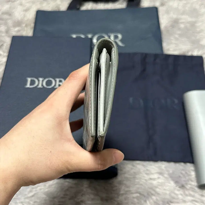 [BUNJANG] Dior CD Diamond Gray Long Wallet / [풀구성] 디올 CD 다미아몬드 장지갑 그레이