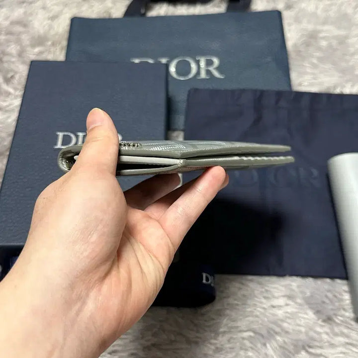 [BUNJANG] Dior CD Diamond Gray Long Wallet / [풀구성] 디올 CD 다미아몬드 장지갑 그레이