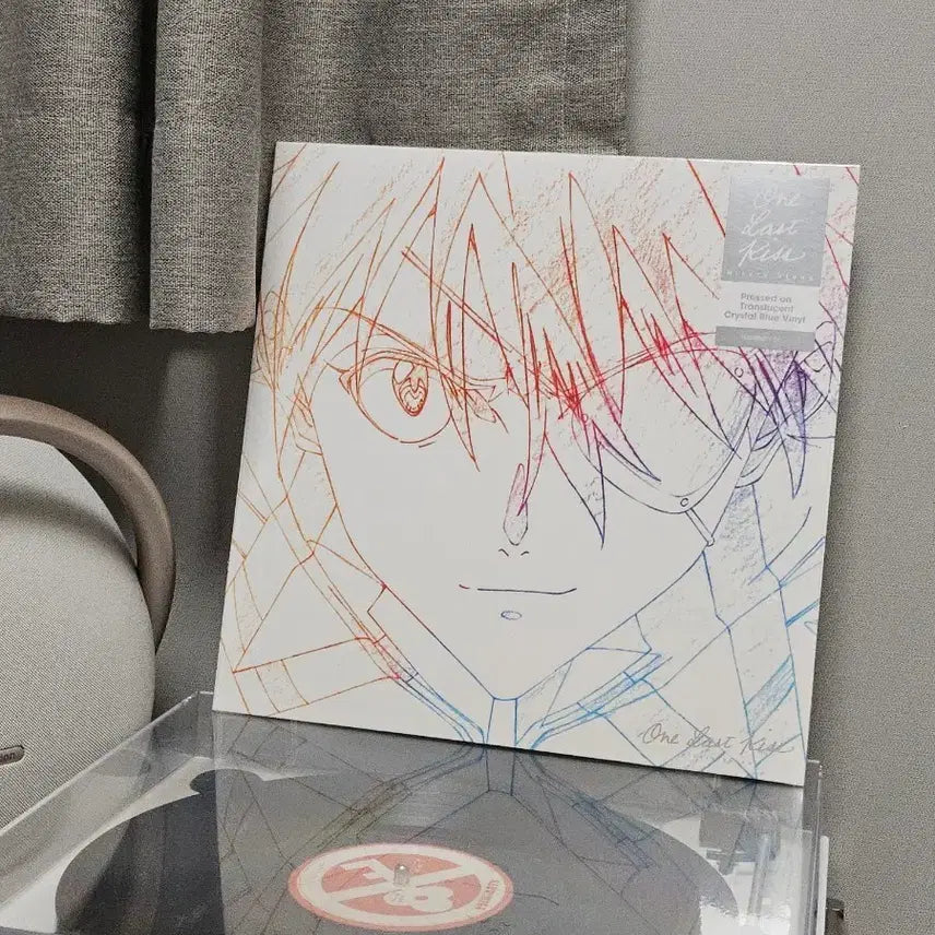 [BUNJANG] Evangelion One Last Kiss Crystal Blue Vinyl LP (Sealed) / [미개봉] 에반게리온 LP One last kiss 크리스탈 블루 바이닐