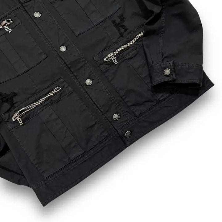 [BUNJANG] John Galliano Archive Classic Crack Detail Jacket / 존 갈리아노 아카이브 클래식 락시크 크랙 데드스탁 자켓