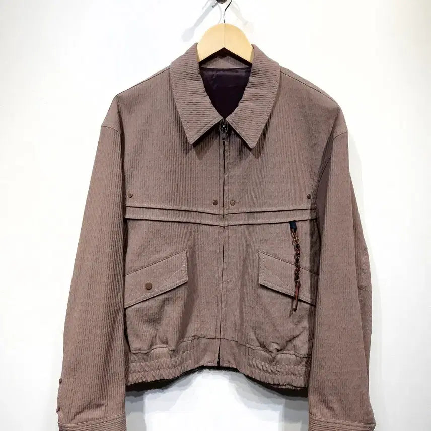 [BUNJANG] LMOOD Dusty Western Blouson Jacket Pink / 엘무드(LMOOD) 더스티 웨스턴 블루종 자켓 핑크[46]
