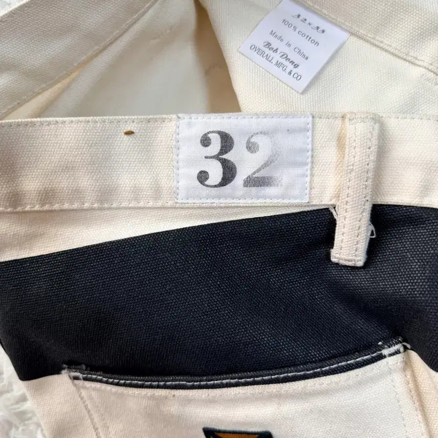 [BUNJANG] BOB DONG Stripe Cotton Pants / 본동 검/흰 스트라이프 면바지