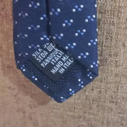 [BUNJANG] Chanel Navy Silk Tie / 샤넬 정품 넥타이 95%감