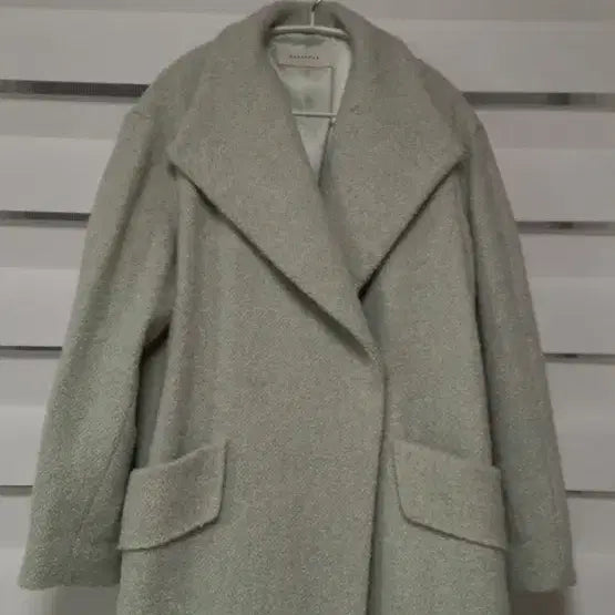 [BUNJANG] Reneyvon Mint Long Coat / 레니본 민트색 롱 코트