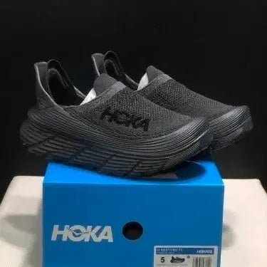 [BUNJANG] Hoka Restore TC All Black Sneakers / 호카 리스토어 TC 올블랙