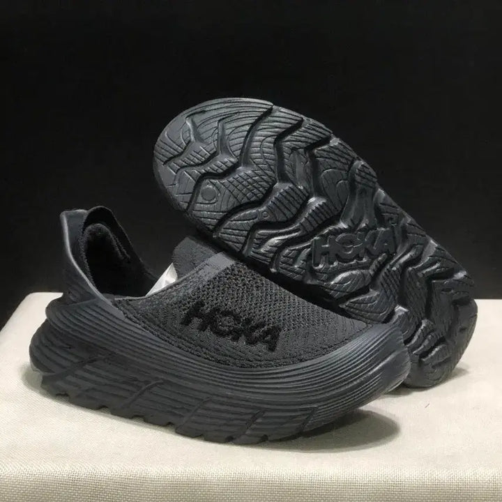 [BUNJANG] Hoka Restore TC All Black Sneakers / 호카 리스토어 TC 올블랙