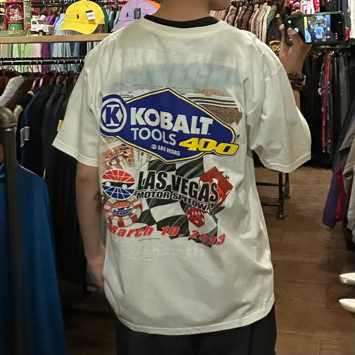 [BUNJANG] HI Nasca White Short Sleeve T-shirt / [HI] 나스카 반팔티 화이트
